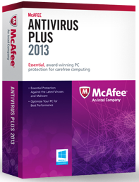 Mcafee Antivirus Plus 2013